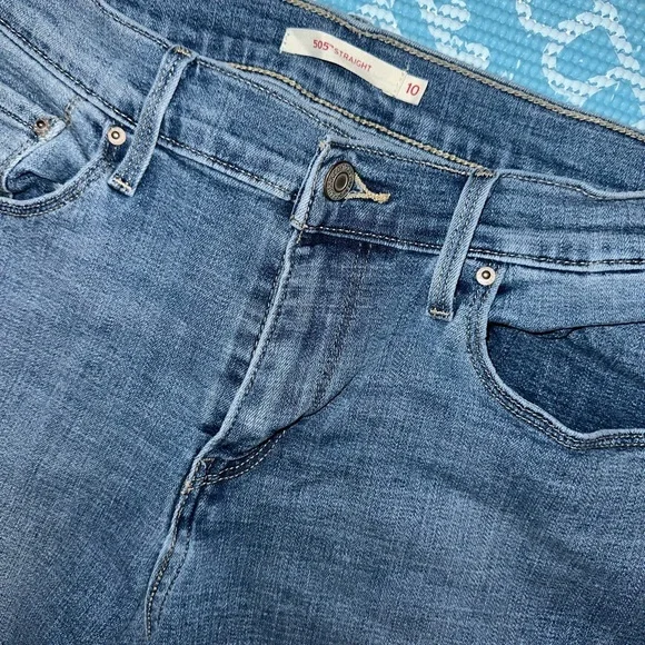 Levi’s 505 Straight Leg Denim Jeans - Picture 5 of 6
